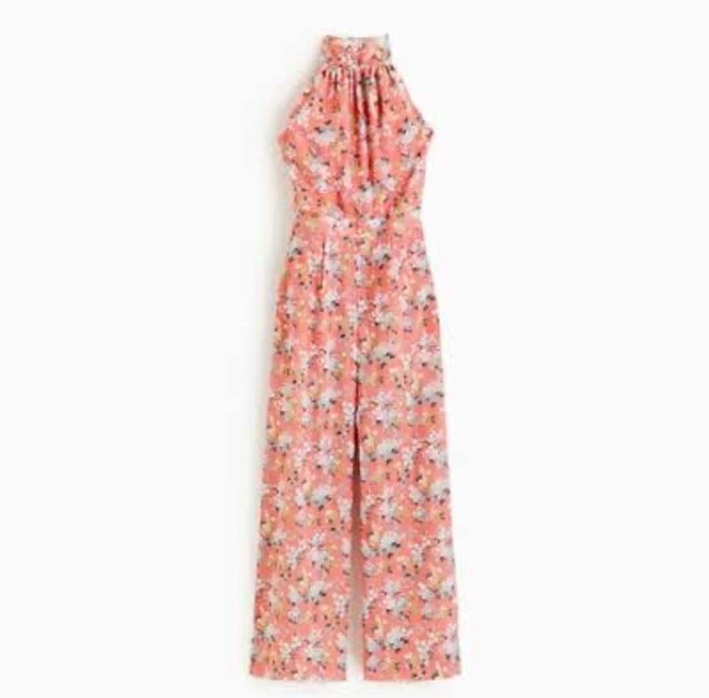J.Crew High-Neck Jumpsuit in Liberty Josephine Floral - Size 4
